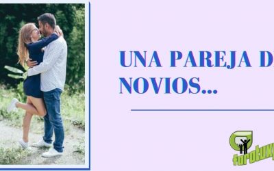 UNA PAREJA DE NOVIOS…