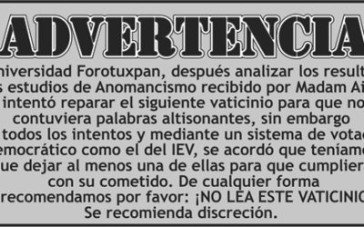 LOS VATICINIOS DE MADAM AILEEN…