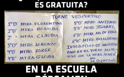 LA EDUCACIÓN GRATUITA: UN MITO EN TUXPAN – ESCUELA ENRIQUE C. RÉBSAMEN