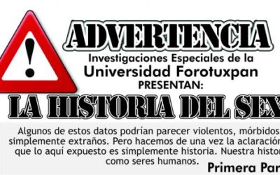 LA HISTORIA DEL SEXO (PRIMERA PARTE)