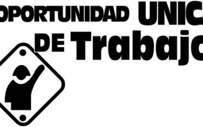 OPORTUNIDAD ÚNICA DE TRABAJO