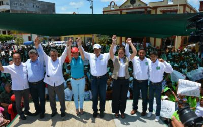 Héctor Yunes y Michelle Gustin,  en unidad para mejorar Veracruz y el Tercer Distrito