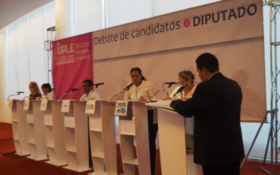Michelle Gustin convence en debate