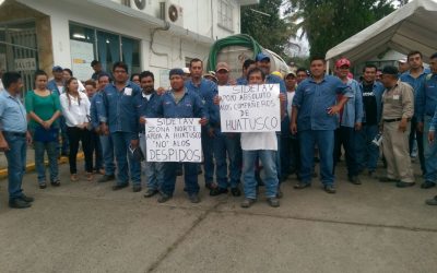 Trabajadores de CAEV se manifiestan