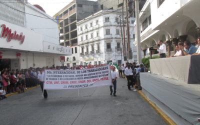 Conmemoran sindicatos y organizaciones obreras Día del Trabajo