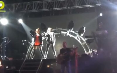 HA-ASH ABRE SU CONCIERTO EN EL CARNAVAL DE TUXPAN, VERACRUZ
