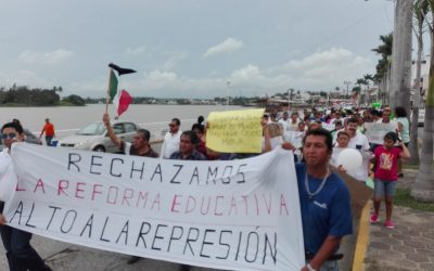 Tuxpeños marcha «Por la Justicia y la Paz»
