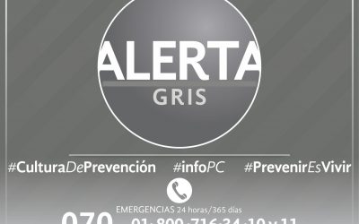 Activa PC Alerta Gris preventiva por Disturbio Tropical 95-L
