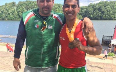 Destaca entrenador Manuel Cortina actitud y mentalidad del canoísta Heliud Pulido