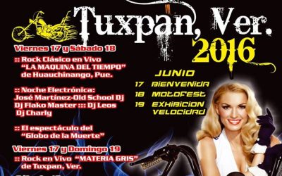 Todo listo para el Motofest Tuxpan 2016