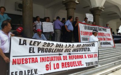 Nuevamente se manifiestan integrantes del FEDIPEV