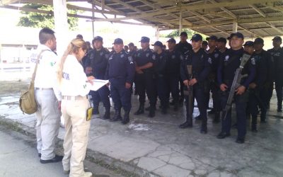 Aplican evaluación a Elementos de la Policia Estatal  región norte