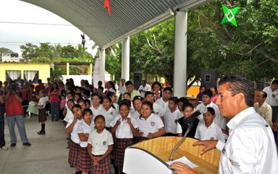 Inaugura ASR un domo más para estudiantes tuxpeños