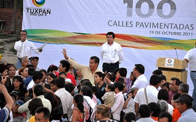 ¡Llega Tuxpan a las 100 calles pavimentadas!