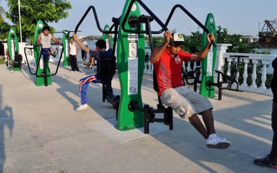 Anuncia Ayuntamiento de Tuxpan, Instalación de Gimnasio al Aire Libre