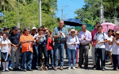 Inaugura Ruiz Díaz, Ampliaciones de Red Eléctrica en La Mata