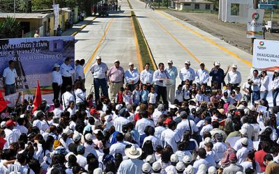 Inauguran segunda etapa de la avenida Lopez Mateos en Tuxpan