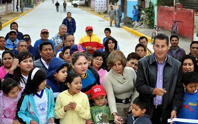 Inaugura ASR 2 mil 700 metros cuadrados de una nueva pavimentación en Tuxpan