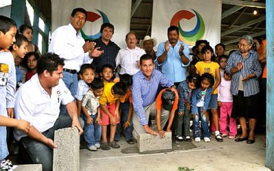 Inicia ASR la construcción de un nuevo domo para la comunidad de Chijolar en Tuxpan