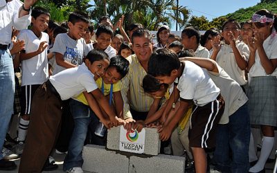 Inicia ASR dos nuevas obras en escuelas del campo tuxpeño