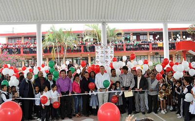 Entrega ASR un domo más para plantel educativo en Tuxpan