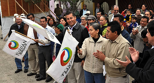 Inicia ASR una nueva pavimentación en Tuxpan