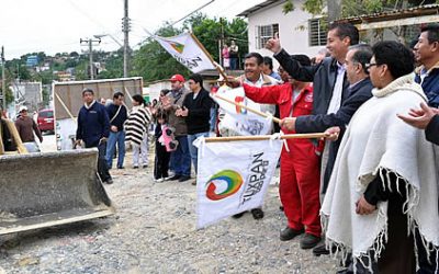 Más calles pavimentadas en Tuxpan