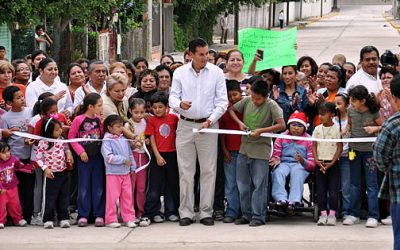 Entrega ASR una nueva pavimentación en Santiago de la Peña en Tuxpan