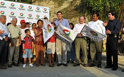 Dos nuevas obras de infraestructura urbana inician en Tuxpan