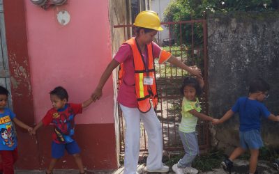 alarma de incendio en la guardería CENDI