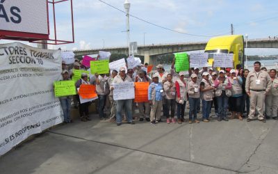 Vectores salen a botear a calles de Tuxpan