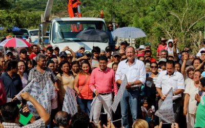 Con Sendas Obras, Ayuntamiento de Tuxpan Abate Rezago Social