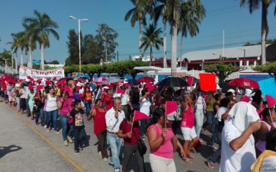 Con manifestación, exigen esclarecimiento del secuestro de dirigente Antorchista