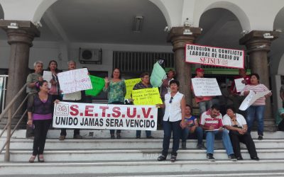Nuevamente se manifiestan integrantes del SETSUV