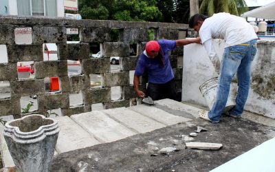 Ayuntamiento de Tuxpan Refuerzan Atención de los Panteones Municipales