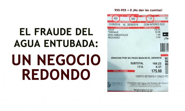 EL FRAUDE DEL AGUA ENTUBADA: UN NEGOCIO REDONDO