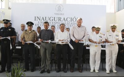 Inaugura Gobernador Unidad Regional de Combate al Secuestro, en Tuxpan