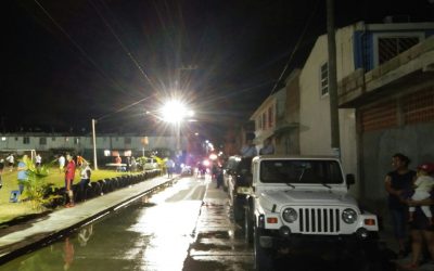 Ayuntamiento de Tuxpan y SUTERM 55, Iluminaron Reyes Heroles