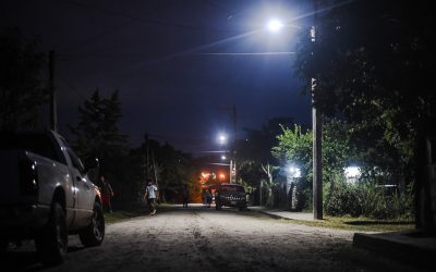 Inauguran Luminarias en Las Granjas