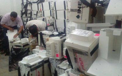 A destrucción paquetería electoral
