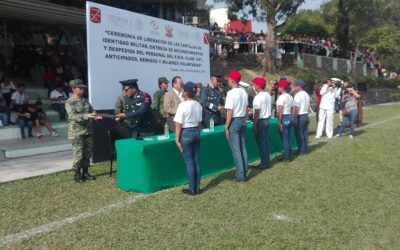 SEMAR Y SEDENA entregan cartillas liberadas a clase 1997, anticipados y remisos