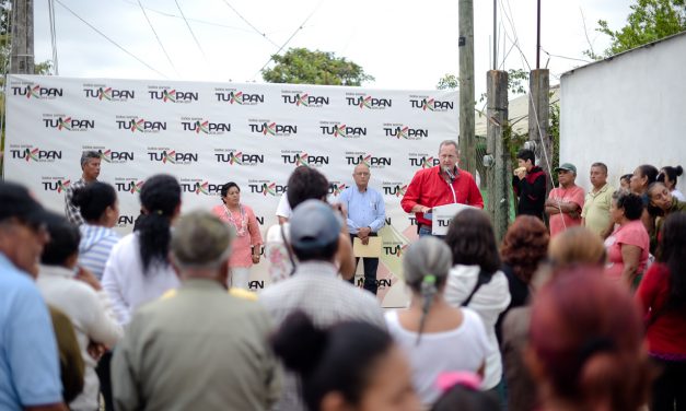 Raúl Ruiz Entrega Obra en Colonia Lázaro Cárdenas