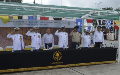 Toma posesión nuevo Comandante del Sector Naval de Tuxpan