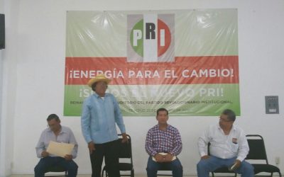 Priistas hartos del método de imposición, se manifiestan