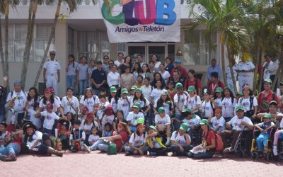Niñas y niños del CRIT visitan instalaciones de la Fuerza Naval del Golfo