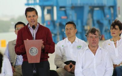 Inaugura EPN Tuxpan Port Terminal (TPT)