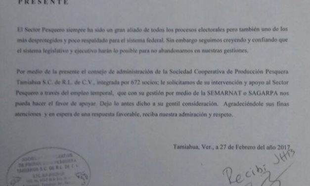 Sociedad Cooperativa Pesquera podría ser investigada