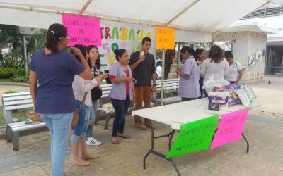 Recolectan víveres para apoyar a pacientes del CECAN