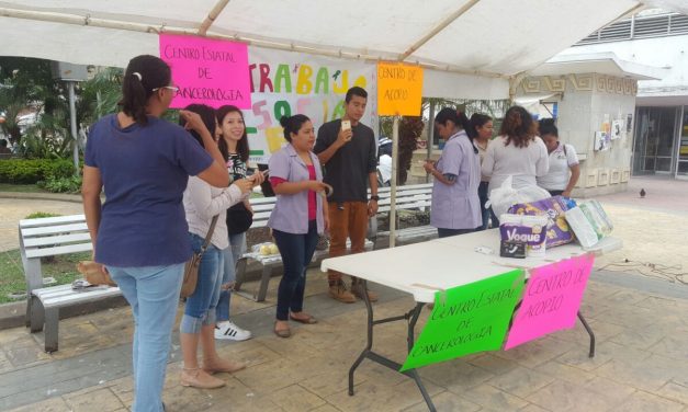 Recolectan víveres para apoyar a pacientes del CECAN