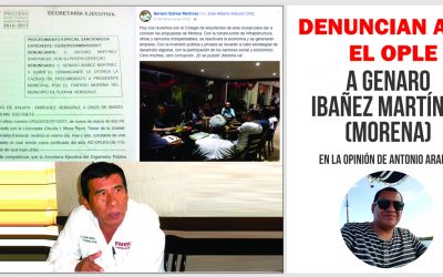 DENUNCIAN ANTE EL OPLE A GENARO IBAÑEZ